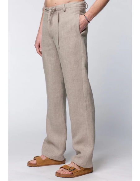 PANTALONE UOMO IN 100% LINO