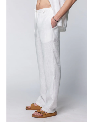 PANTALONE UOMO IN 100% LINO