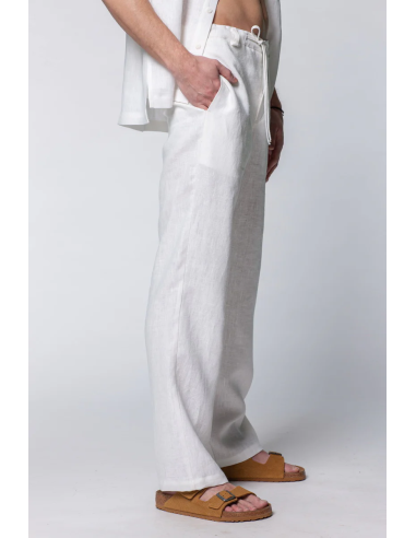 PANTALONE UOMO IN 100% LINO