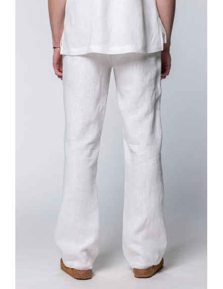 PANTALONE UOMO IN 100% LINO