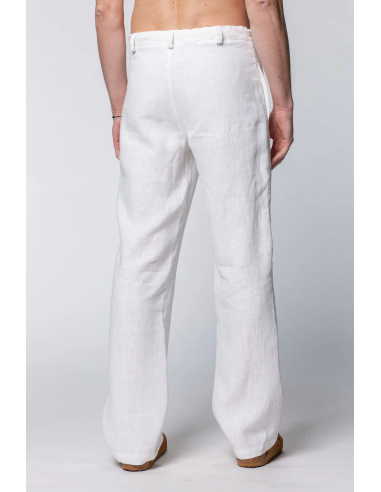 PANTALONE UOMO IN 100% LINO