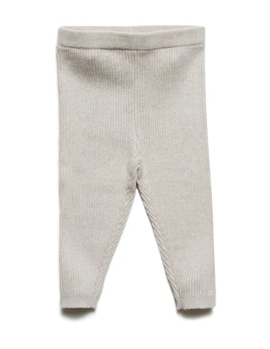 LEGGINGS BABY IN COTONE E LANA A COSTINA