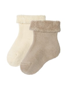 Calzini neonato in cotone biologico caldi e naturali