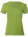T-SHIRT  TERMICA IN LANA-SETA PER LO SPORT DONNA A MANICHE CORTE