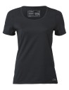 T-SHIRT  TERMICA IN LANA-SETA PER LO SPORT DONNA A MANICHE CORTE