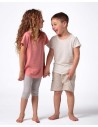 T-SHIRT GIROCOLLO IN CANAPA KIDS