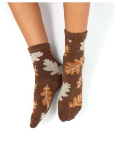 CALZINI IN BAMBU' KIDS "AUTUMN" - MARRONE