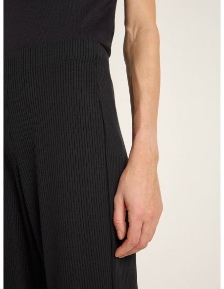 PANTALONI A PALAZZO IN LYOCELL A COSTINA "MARLENE"