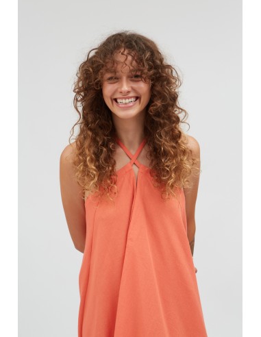 ABITO CORTO IN COTONE E LINO MULTIPOSIZIONE...