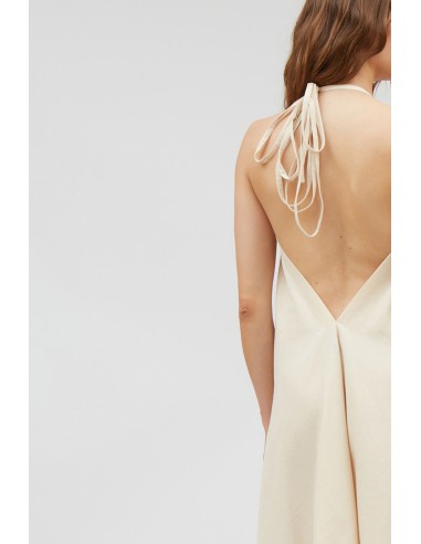 ABITO CORTO IN COTONE E LINO MULTIPOSIZIONE...