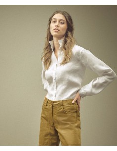 CAMICIA DONNA IN 100% CANAPA MANICA LUNGA 2