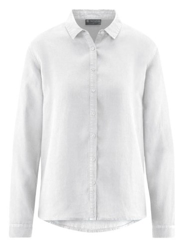 CAMICIA DONNA IN 100% CANAPA MANICA LUNGA