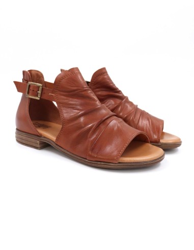SANDALO ALTO IN PELLE A CONCIA VEGETALE "DIPPER"