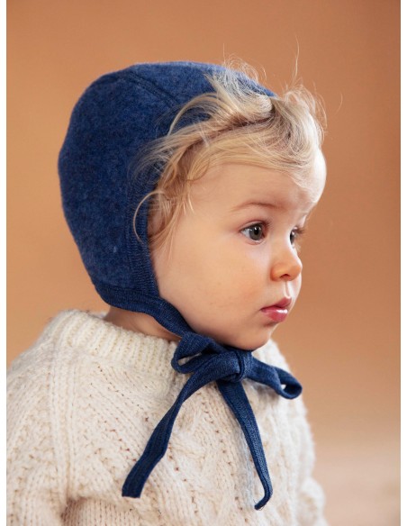 CUFFIETTA BABY IN PILE DI LANA MERINO