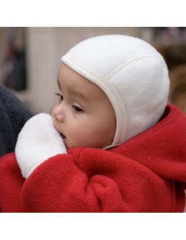 CUFFIETTA BABY IN PILE DI LANA MERINO