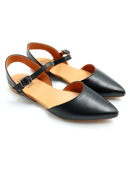 SCARPETTA FLAT IN PELLE "JAXON"