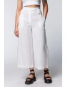 PANTALONE CULOTTE IN 100% LINO "KAI"