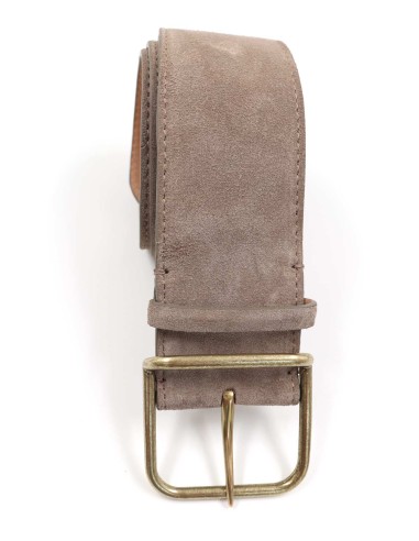 CINTURA ARTIGIANALE IN PELLE NATURALE "SUEDE"