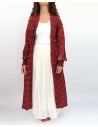 KIMONO LUNGO IN PURA SETA INDIANA "ECHO"