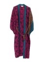 KIMONO LUNGO IN PURA SETA INDIANA "ECHO"