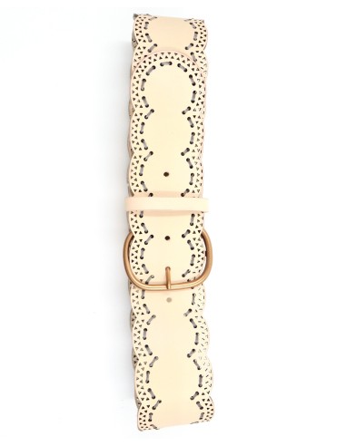 CINTURA ARTIGIANALE  IN PELLE NATURALE "VENUS"