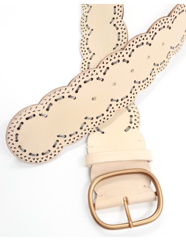 CINTURA ARTIGIANALE  IN PELLE NATURALE "VENUS"