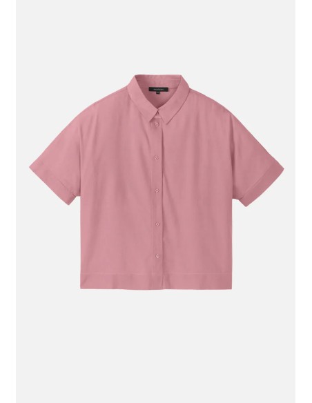 CAMICETTA MANICHE CORTE IN ECOVISCOSA LENZING ECOVERO "BRUNNERA"