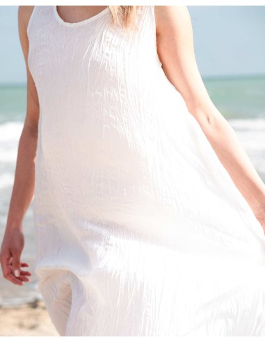 ABITO IN PURA SETA INCRESPATA "ZETA"