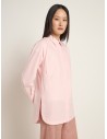 CAMICIA OVERSIZE IN 100% COTONE BIOLOGICO GOTS "LAURA"