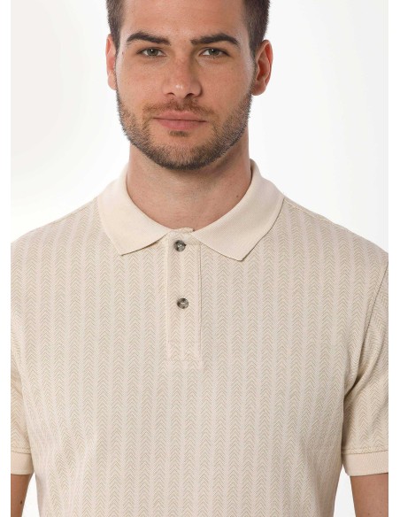 POLO IN COTONE BIOLOGICO "ALLOVER"