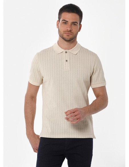 POLO IN COTONE BIOLOGICO "ALLOVER"