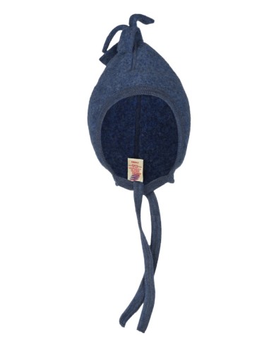 BERRETTO BIMBI IN PILE DI LANA MERINO "CIUFFO"