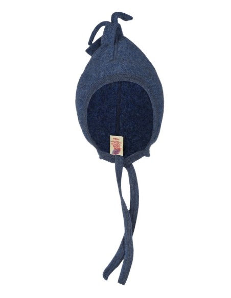 BERRETTO BIMBI IN PILE DI LANA MERINO "CIUFFO"