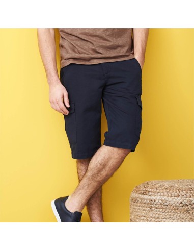 BERMUDA IN LINO E COTONE BIOLOGICO "CEDRIC"