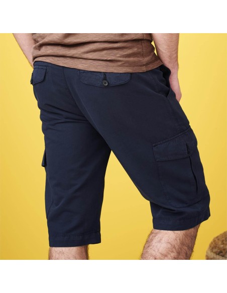 BERMUDA IN LINO E COTONE BIOLOGICO "CEDRIC"