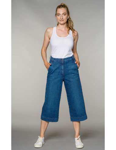 JEANS COULOTTE IN COTONE BIOLOGICO "FREDERIKA"