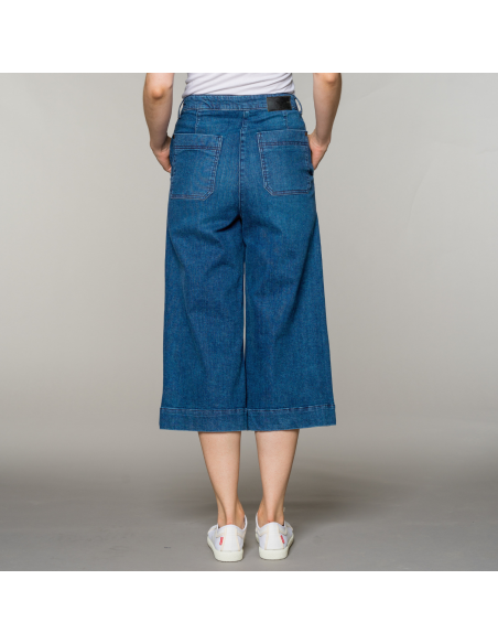 JEANS COULOTTE IN COTONE BIOLOGICO "FREDERIKA"
