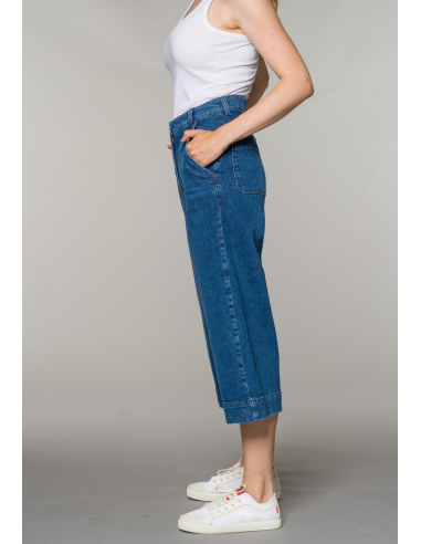 JEANS COULOTTE IN COTONE BIOLOGICO "FREDERIKA"