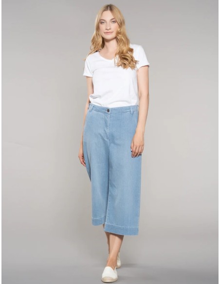JEANS COULOTTE IN COTONE BIOLOGICO "FREDERIKA"