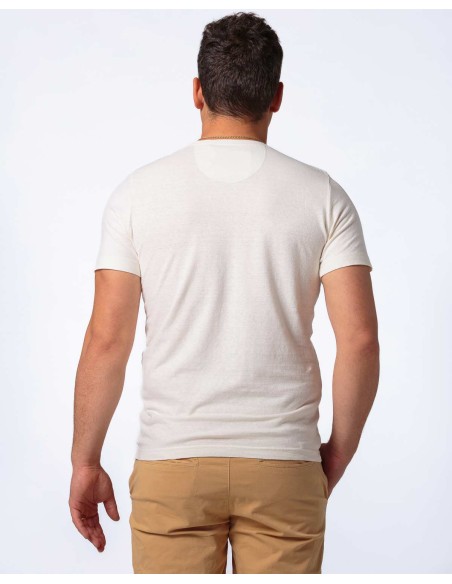 T-SHIRT UOMO GIROCOLLO IN CANAPA