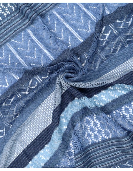 STOLA TRIANGOLARE IN LANA MERINO 100X200 "KYRA"