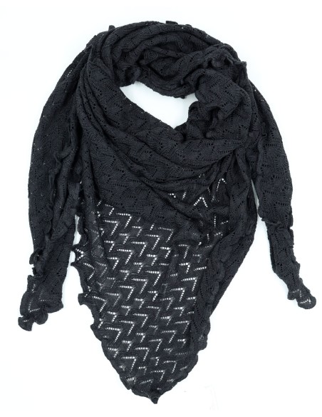 STOLA TRIANGOLARE IN LANA MERINO "SUSI"
