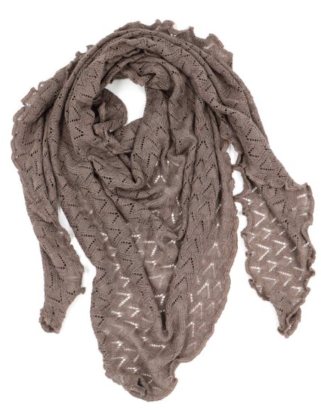 STOLA TRIANGOLARE IN LANA MERINO "SUSI"