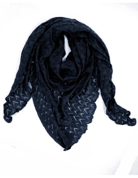 STOLA TRIANGOLARE IN LANA MERINO "SUSI"