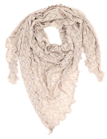 STOLA TRIANGOLARE IN LANA MERINO "SUSI"