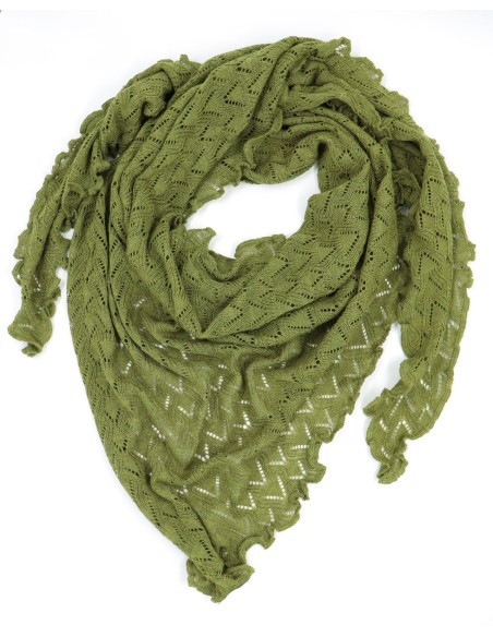 STOLA TRIANGOLARE IN LANA MERINO "SUSI"