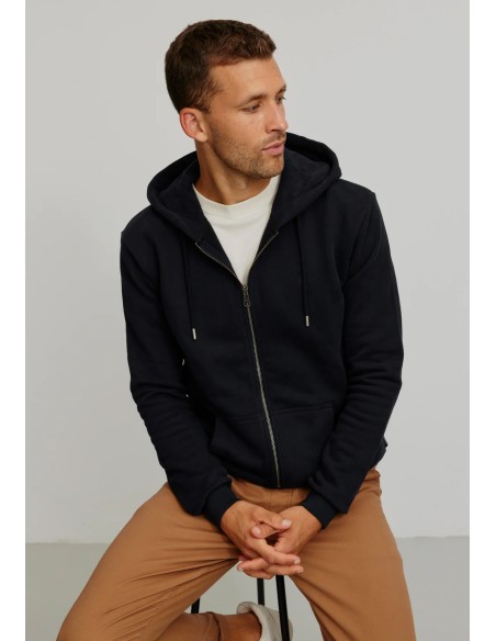 FELPA IN COTONE BIOLOGICO GARZATO VEGAN "BIRCH"