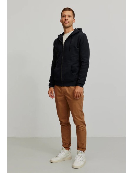 FELPA IN COTONE BIOLOGICO GARZATO VEGAN "BIRCH"