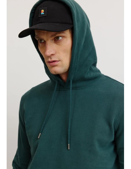 FELPA UOMO IN COTONE BIOLOGICO CON CAPPUCCIO "DURANTA"