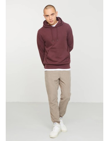 FELPA UOMO IN COTONE BIOLOGICO CON CAPPUCCIO...